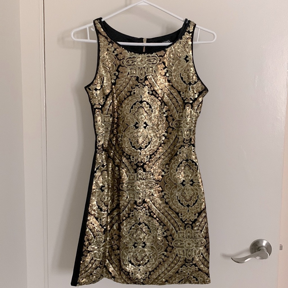 XOXO Sequin Mini Dress